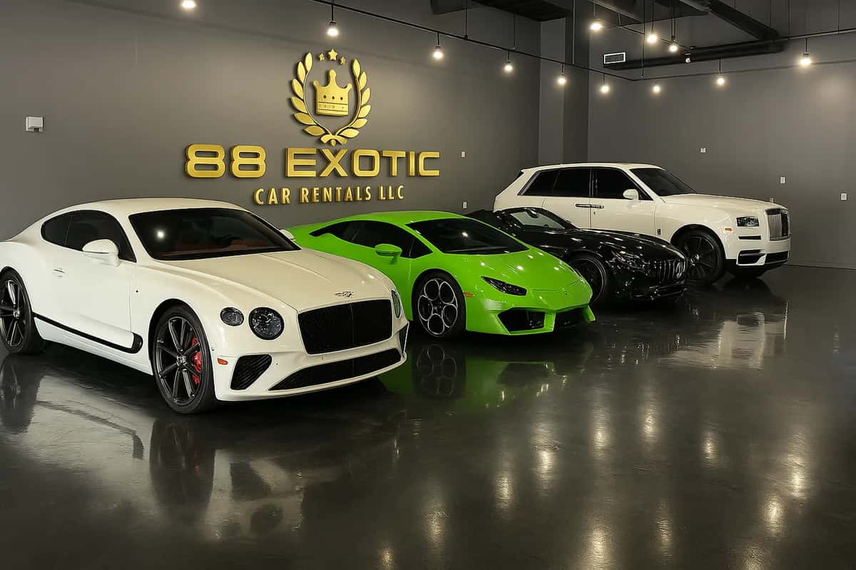 88 Exotic Car Rentals cover
