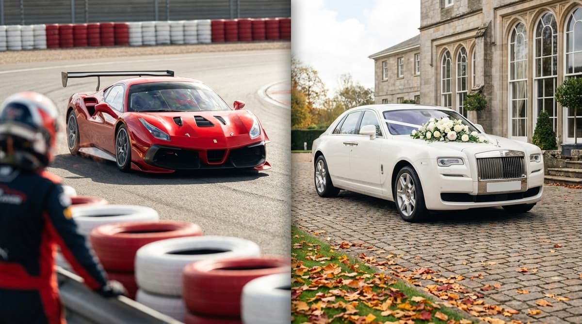 Track Days, Weddings, and Birthdays: Two Very Different Businesses Are Both Called 'Exotic Car Rental' Track Days, Weddings, and Birthdays: Two Very Different Businesses Are Both Called 'Exotic Car Rental'